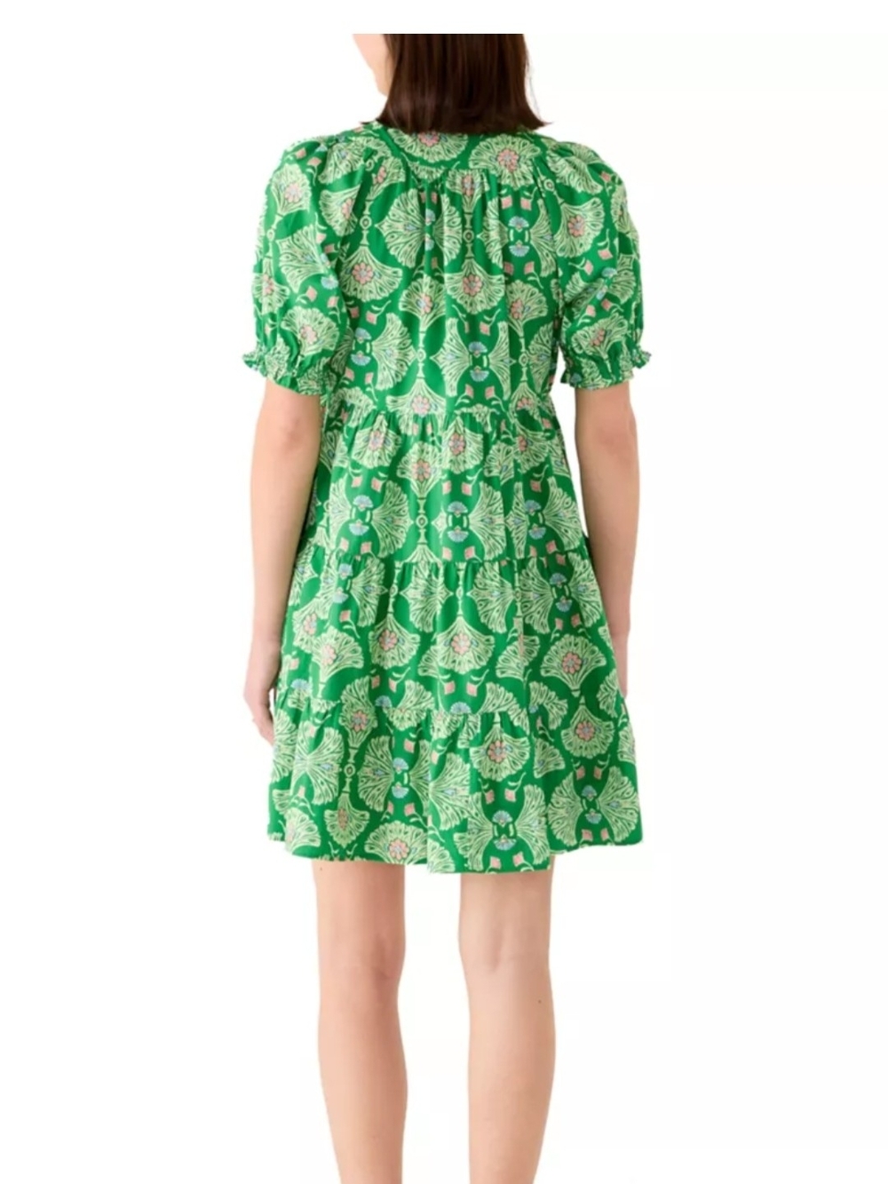crown & ivy Pink Mini Dress with Blue Pineapple Print Playful Whimsical{Bx20} - Picture 3 of 11